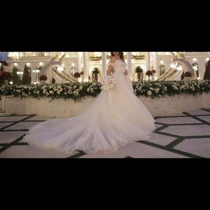 SALE 🎉Wedding dress mermaid with over skirt